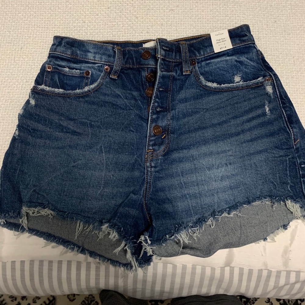 Abercrombie Curve Love Button Fly Shorts